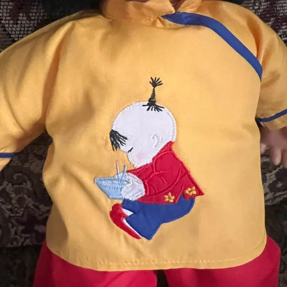 Vintage 80s Mieler Doll 14" Chopsticks Kid Mikkel B. Jacobsen - Picture 2 of 6